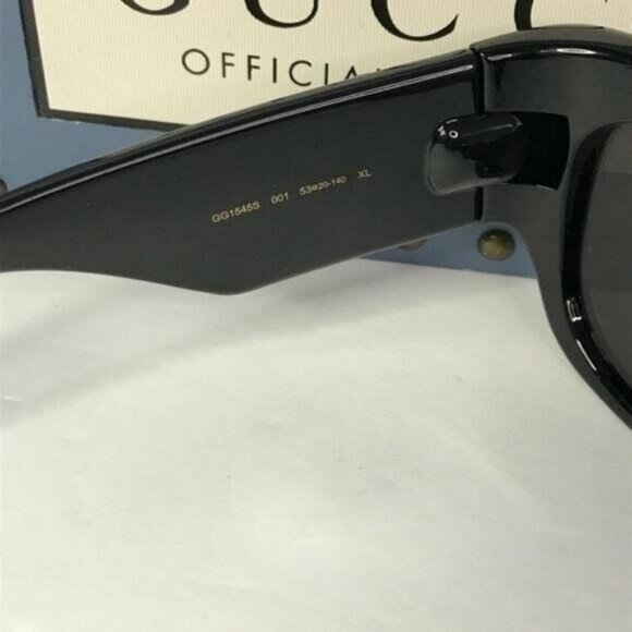 New 100% Authentic Gucci Grey Square Ladies Sunglasses GG1545S 001 - Picture 6 of 11